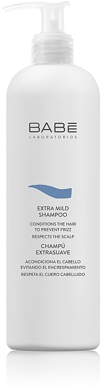 Gentle Shampoo for All Hair Types - Babe Laboratorios Extra Mild Shampoo — photo N10