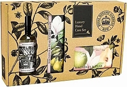 Fragrances, Perfumes, Cosmetics Set - The English Soap Company Kew Gardens Magnolia & Pear Hand Care Gift Box