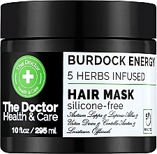 Fragrances, Perfumes, Cosmetics Burdock Power Hair Mask - Domashniy Doktor
