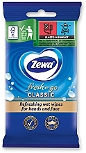 Fragrances, Perfumes, Cosmetics Wet Wipes, 10 pcs. - Zewa Classic Wipes