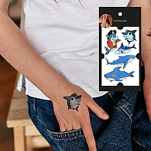 Temporary Tattoo "Sharks" - Tattooshka — photo N9