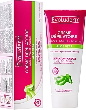 Fragrances, Perfumes, Cosmetics Depilatory Cream - Evoluderm Aloe Vera Depilatory Cream