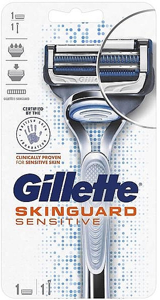 Men Shaving Trimmer - Gillette SkinGuard Sensitive Razor For Men — photo N4