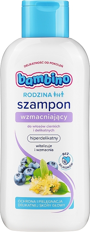 Strengthening Shampoo for Fine and Delicate Hair - Bambino Family Shampoo — photo N1