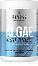 Fragrances, Perfumes, Cosmetics Moisturizing and Regenerating Algae Hair Mask - Revoss Professional Algae Hair Mask