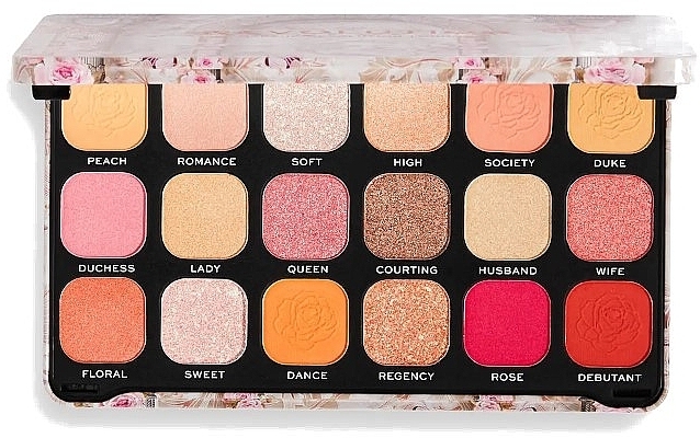 Eyeshadow Palette - Makeup Revolution Forever Flawless Regal Romance Shadow Palette — photo N2