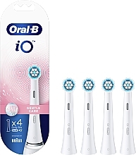 Electric Toothbrush Heads, white, 4 pcs - Oral-B iO Gentle Care — photo N1
