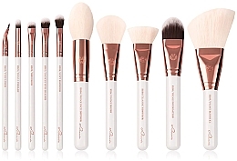 Makeup Brush Set, 10 pcs - Luvia Cosmetics Feather White Brush Expansion Set — photo N2