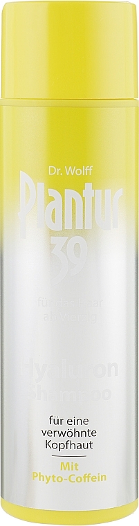 Moisturising Anti Hair Loss Shampoo with Hyaluron & Caffeine - Plantur 39 Hyaluronic Shampoo — photo N3