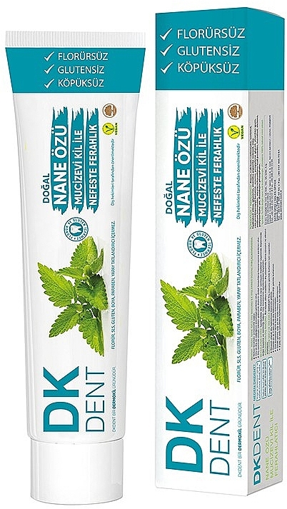 Toothpaste - Dermokil DKDent Mint Extract Natural Toothpaste — photo N3