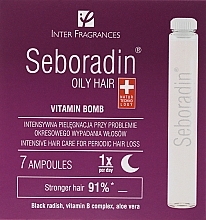 Fragrances, Perfumes, Cosmetics Oily Hair Ampoules - Seboradin Oily Hair Ampoules