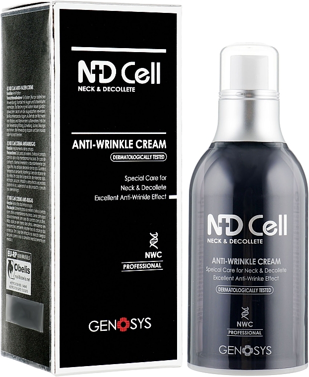 Anti-Wrinkle Neck & Decollete Cream - Genosys ND Cell Anti-Wrinkle Cream (NWC) — photo N1