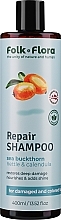 Fragrances, Perfumes, Cosmetics Repair Shampoo for Damaged & Colour-Treated Hair - Folk&Flora Repair Shampoo
