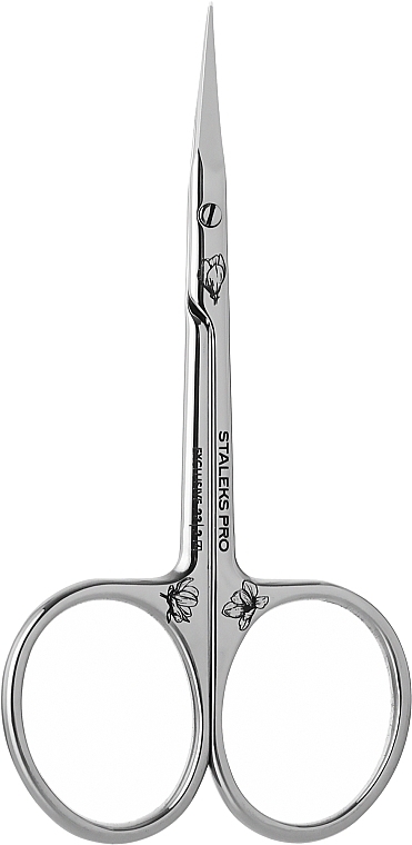 Professional Cuticle Scissors, SX-23/2 - Staleks Pro Exclusive 23 Type 2 Magnolia — photo N1