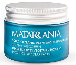 Fragrances, Perfumes, Cosmetics Face Sunscreen - Matarrania 100% Organic Face Sunscreen SPF50