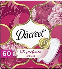 Fragrances, Perfumes, Cosmetics Pantyliners Normal, 60 pcs - Discreet