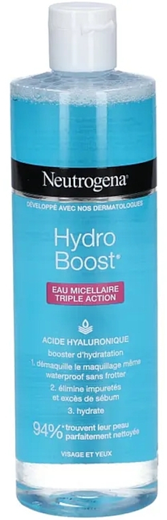 Micellar Water - Neutrogena Hydro Boost EAU Micellaire Triple Action — photo N1