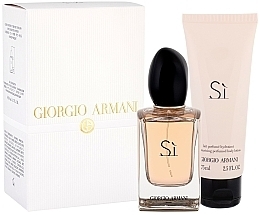 Fragrances, Perfumes, Cosmetics Giorgio Armani Si - Set (edp/50 ml + b/lot/75ml)