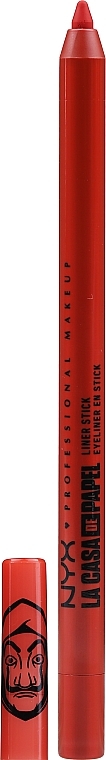 Waterproof Eyeliner - NYX Professional Makeup La Casa De Papel Liner Stick — photo N6