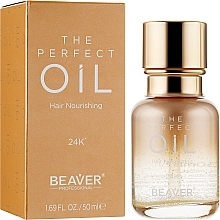 Fragrances, Perfumes, Cosmetics Perfumed Hair Oil for Nourishment, Smoothness & Shine - Beaver Professional Expert Hydro The Perfect Oil Hair Nourishing 24K