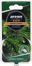 Fragrances, Perfumes, Cosmetics Northern Forest Air Freshener - Areon Gel Ken Blister Nordic Forest