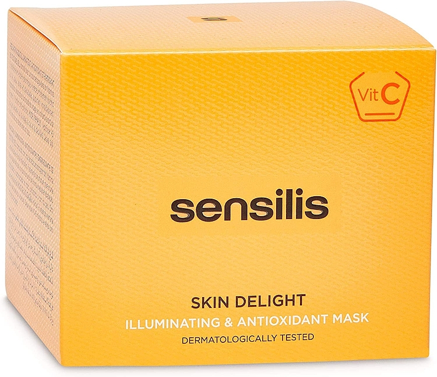 Gel Face Mask - Sensilis Skin Delight Illuminating & Antioxidant Mask — photo N2