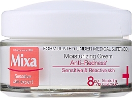 Moisturizing & Nourishing Face Cream for Sensitive Skin - Mixa Anti-Redness Moisturizing Cream 8% Nourishing Cold Cream — photo N3