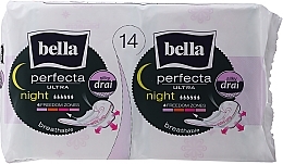 Fragrances, Perfumes, Cosmetics Sanitary Pads Perfecta Ultra Night Silky Drai, 7+7 pcs - Bella 