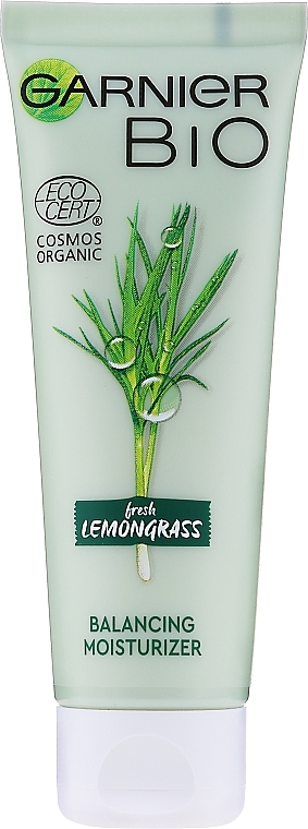 Moisturizing Lemongrass Face Cream - Garnier Bio Fresh Lemongrass — photo N1