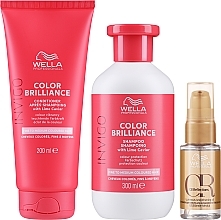 Set - Wella Invigo Color Brilliance (shm/300ml+cond/200ml+h/oil/30ml) — photo N1