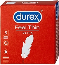 Condoms, 3pcs - Durex Feel Ultra Thin — photo N2