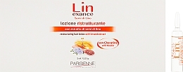 Repairing Ampoule Hair Lotion - Parisienne Italia Lin Exance Semi Di Lino Lozione Ristrutturante — photo N1