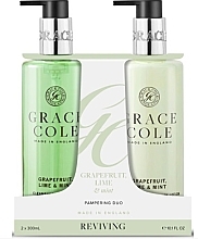 Fragrances, Perfumes, Cosmetics Set - Grace Cole Grapefruit, Lime & Mint (h/wash/300ml + h/lot/300ml)