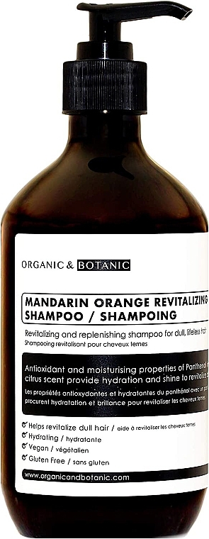 Repairing Shampoo - Organic & Botanic Mandarin Orange Revitalizing Shampoo — photo N1