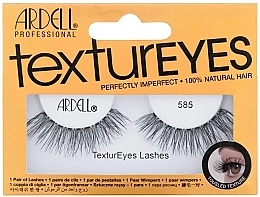 False Lashes - Ardell TexturEyes 585 False Eyelashes Black — photo N1