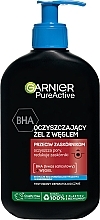 Charcoal Cleansing Gel - Garnier Pure Active BHA Charcoal Cleansing Gel — photo N1