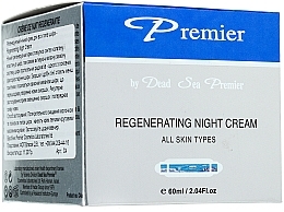 Fragrances, Perfumes, Cosmetics Regenerating Night Cream - Premier Dead Sea Regenerating Night Cream