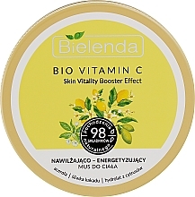 Fragrances, Perfumes, Cosmetics Moisturizing and Toning Body Mousse - Bielenda Bio Vitamin C