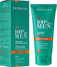 Fragrances, Perfumes, Cosmetics Face Cream "Moisturizing" - Dermika 100% For Men Powerstarter Moisturising Hydrocream 2 in 1