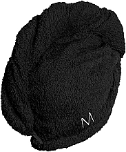 Hair Drying Turban Towel, black - MAKEUP — photo N3