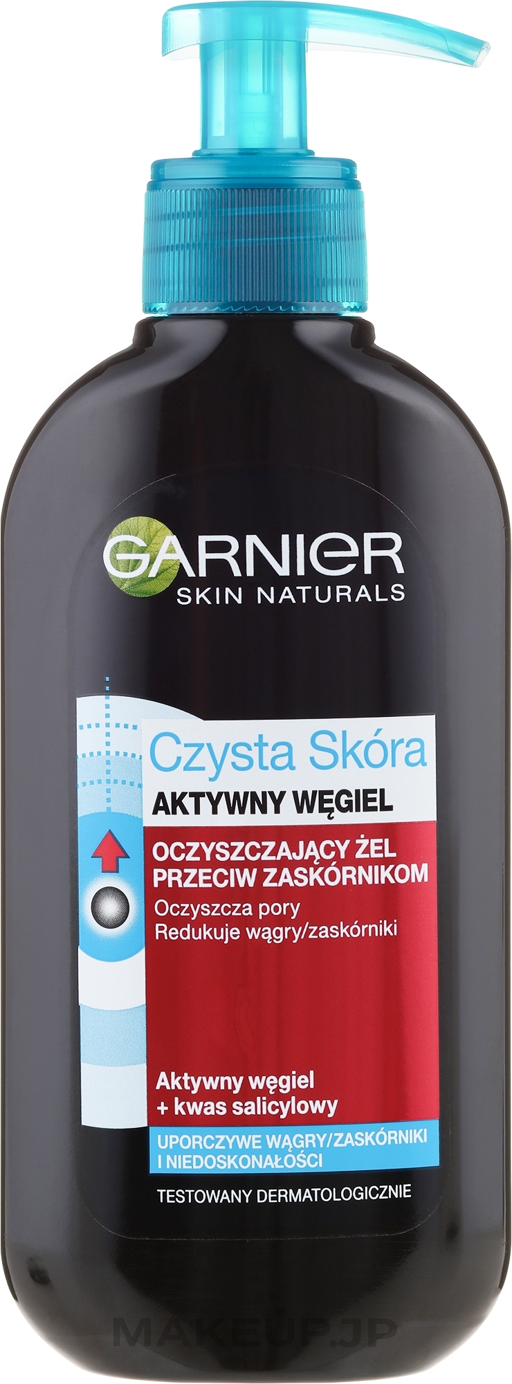 Cleansing Gel from Blackheads and Pimples - Garnier Skin Naturals Pure Skin Intensive Active Charcoal Gel — photo 200 ml