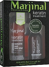 Fragrances, Perfumes, Cosmetics Hair Repair Set - Marjinal Keratin Hair Treatment (keratin/ser/150ml + keratin/spray/250ml)