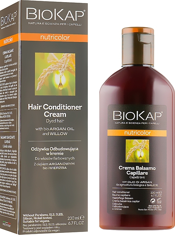 Conditioner for Colored Hair - BiosLine Biokap Nutricolor — photo N13