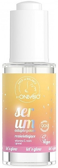 Adaptogenic Brightening Face Serum with Vitamin C - Only Bio Face In Balance Adaptogenic Brightening Serum — photo N1