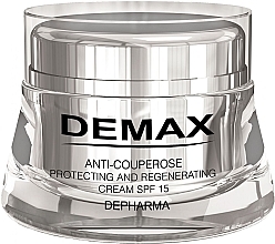 Fragrances, Perfumes, Cosmetics Protective & Repairing Cream - Demax Anti-Couperose Protecting Cream SPF 15