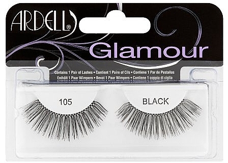 Ardell - Glamour Fashion Lashes Black 105 — photo N7