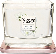 Scented Candle - Yankee Candle Elevation Sheer Linen — photo N1