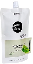 Fragrances, Perfumes, Cosmetics Mint & Lime Shower Gel - I Want You Naked For Heroes Body Wash (Refill)