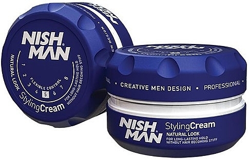 Styling Hair Cream - Nishman Hair Styling Cream Medium Hold No.5 — photo N1