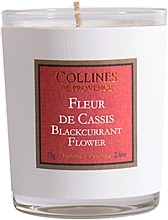 Fragrances, Perfumes, Cosmetics Blackcurrant Flower Scented Candle - Collines de Provence Blackcurrant Flower Candles